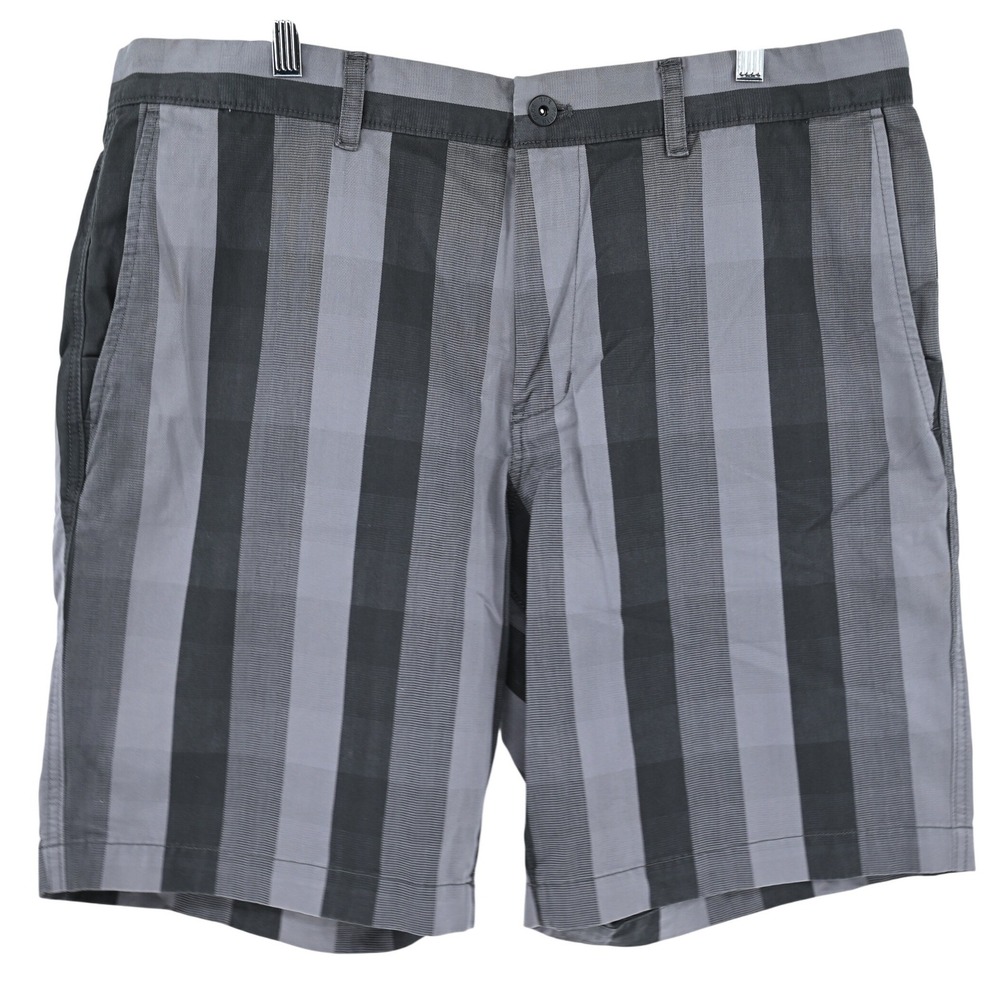 The North Face Mens Gray Striped Casual Hiking Shorts Size 38 Regular